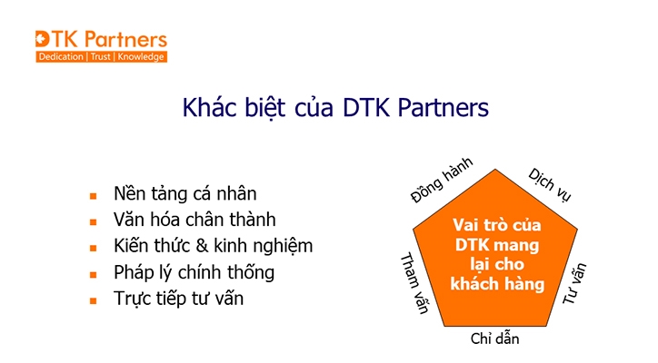 KHÁC BIỆT CỦA DTK PARTNERS